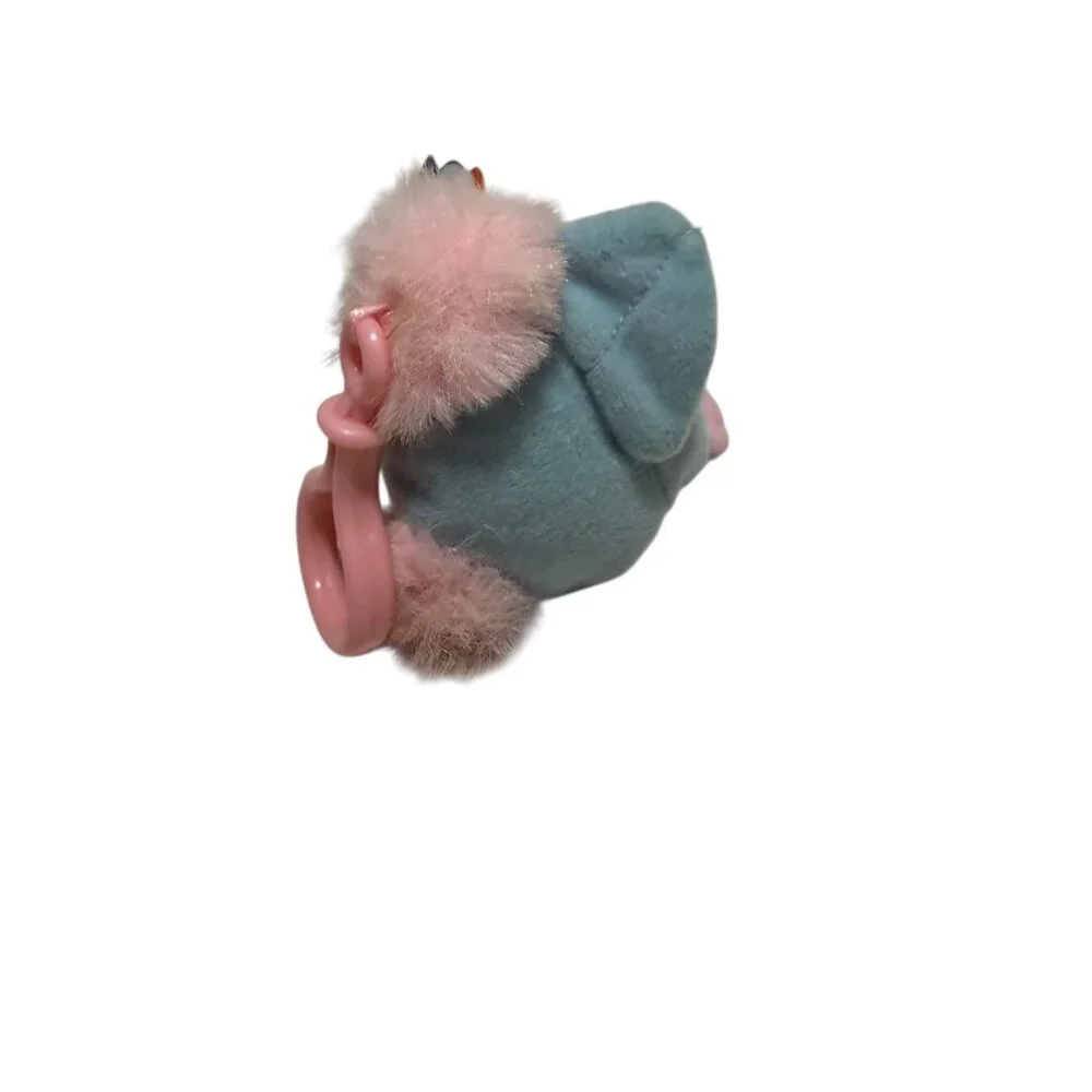 Vtg 1999 Tiger Electronics Talking Furby Mini Clip-on Keychain Pink Blue Works - Picture 3 of 4